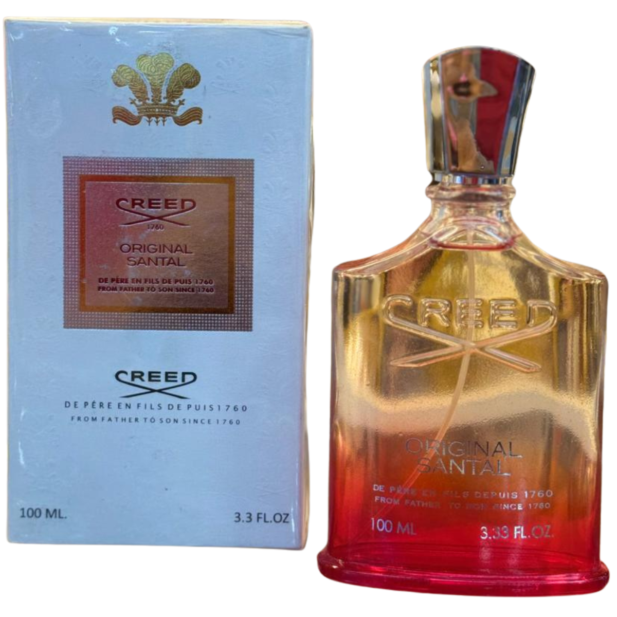 Loción Creed 100 ml: El Perfume de Lujo que Necesitas. ¿Qué Hace Especial a la Loción Creed 100 ml? La Loción Creed 100 ml es una fragancia de lujo reconocida a nivel mundial por su calidad y sofisticación. Con una tradición que se remonta a más de 250 años, Creed es una marca de perfumes conocida por crear aromas únicos que dejan una impresión duradera. La versión de 100 ml es ideal para quienes buscan disfrutar de una fragancia intensa y de larga duración sin preocuparse por quedarse sin ella rápidamente.  Ventajas de Comprar la Loción Creed 100 ml en Onlineshoppingcenterg 1. Fragancia de Lujo para Hombre y Mujer La Loción Creed 100 ml está disponible en versiones tanto para hombre como para mujer. Cada fragancia está cuidadosamente diseñada para adaptarse a distintos estilos y personalidades. Tanto si buscas un aroma fresco y vibrante como uno más cálido y sensual, Creed tiene algo para ti.  2. Calidad Premium Garantizada Creed es sinónimo de calidad. Al elegir una Loción Creed 100 ml, estás adquiriendo un producto que utiliza ingredientes naturales seleccionados a mano para crear una fragancia que realmente destaca. La longevidad y la proyección del perfume son características que hacen que Creed sea una marca líder en el mundo de la perfumería.  3. Tamaño Perfecto para Uso Diario Con sus 100 ml, la loción Creed ofrece la cantidad justa para un uso diario sin preocuparte por quedarte sin fragancia rápidamente. Es un tamaño conveniente tanto para viajes como para el día a día.